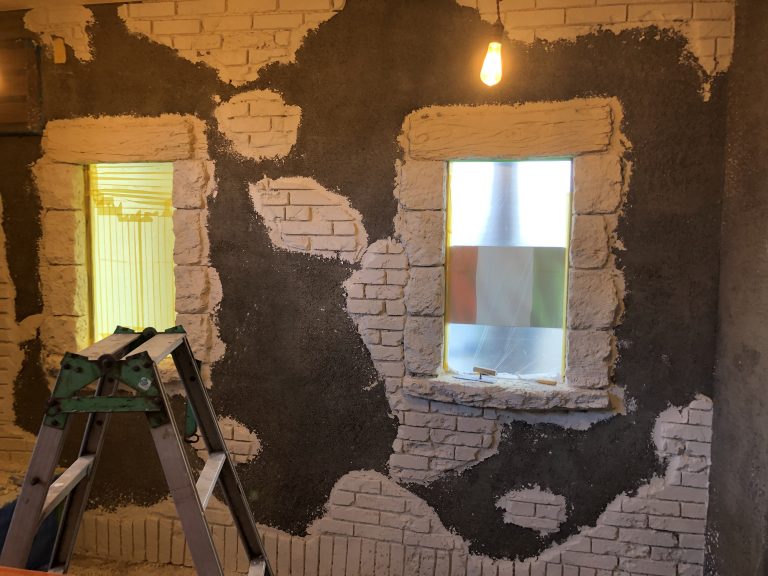 モルタル造形　DIY 埼玉県飯能市イタリアンレストランカミカミヤ　オーナーシェフ上神谷昌宏