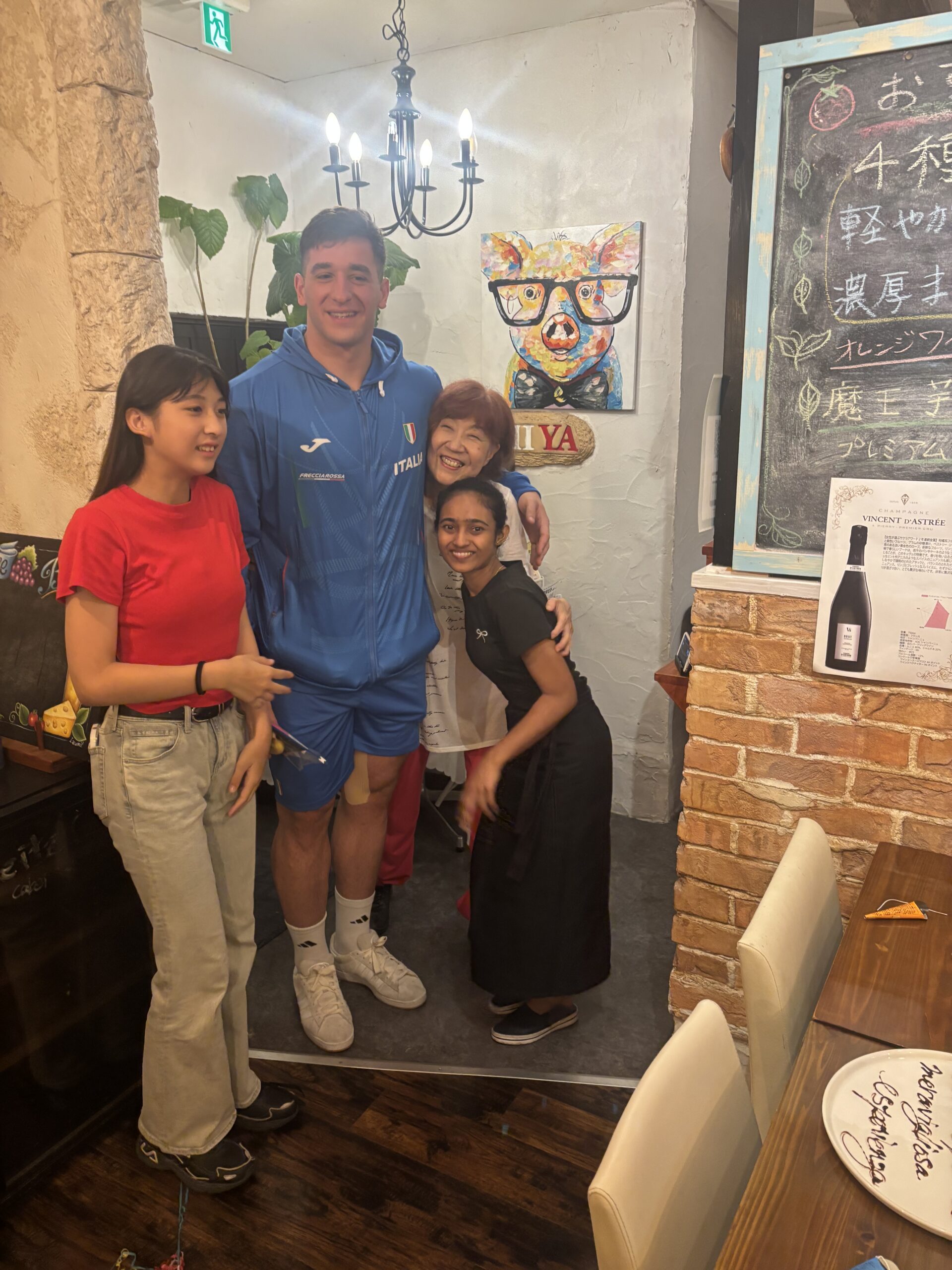 埼玉県飯能市イタリアンレストランカミカミヤ かみかみya レオナルドファビオ 砲丸投げ
世界陸上 イタリア代表
