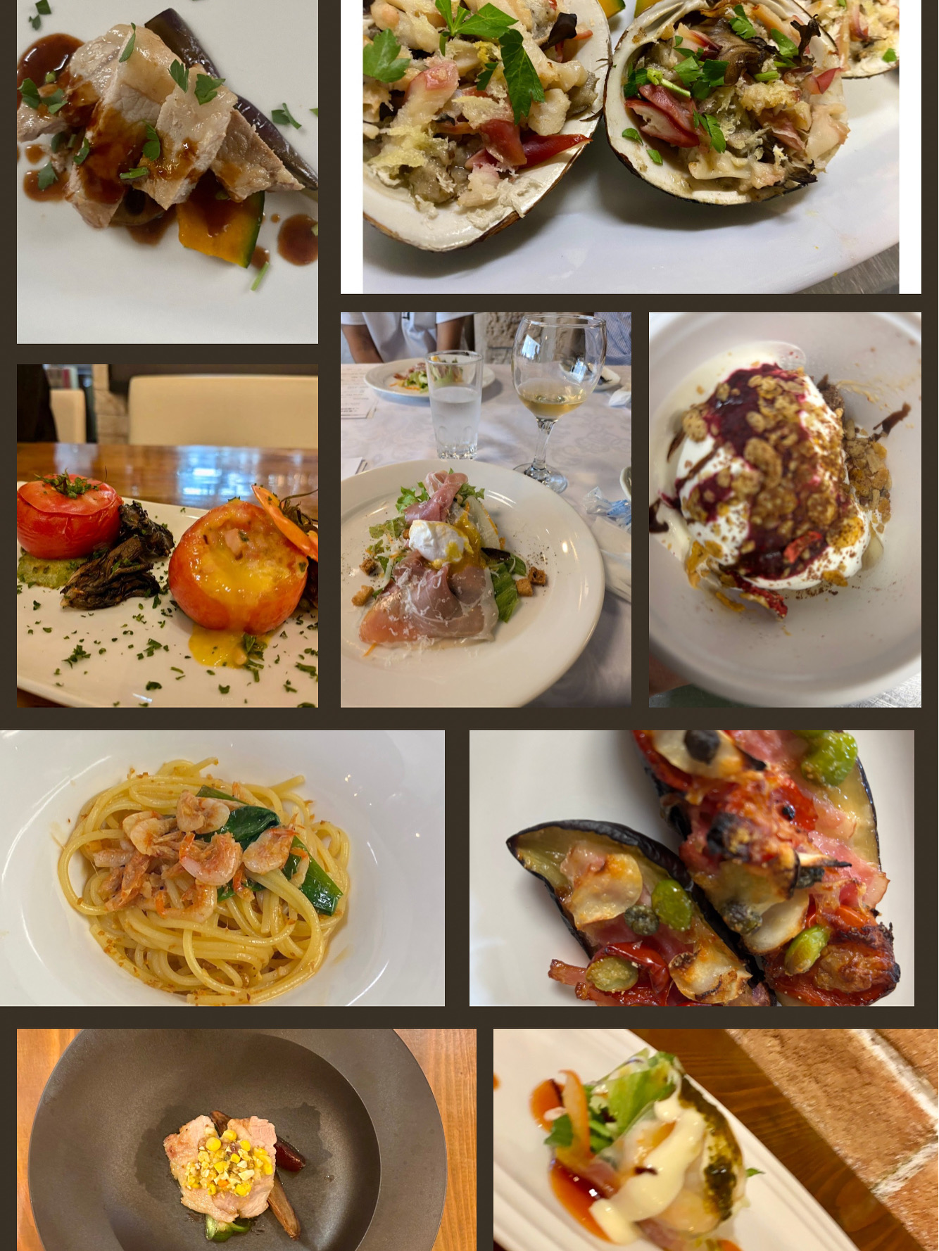 飯能レストラン宴会 かみかみya イタリアンコース全8品　2025年7月のコース内容