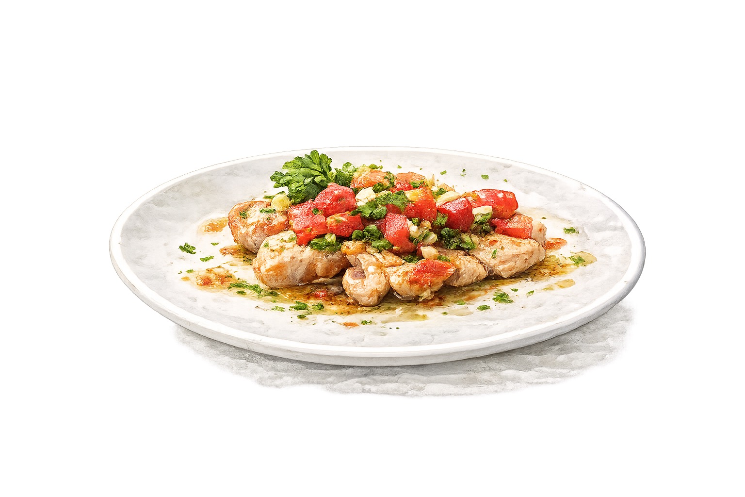 鶏肉のサルサソース